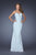 La Femme - 20138 Lace Sweetheart Sheath Dress In Mint