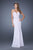 La Femme - 20138 Lace Sweetheart Sheath Dress In Lavender