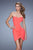 Strapless Ruched Tulip Cocktail Dress 21344 - 1 pc Black in Size 16 Available In Orange