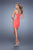 Strapless Ruched Tulip Cocktail Dress 21344 - 1 pc Black in Size 16 Available In Orange