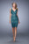 La Femme - 21815 Lace V-neck Cocktail Dress In Green