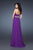 Gigi - 18001 Stardust Dream Strapless Sweetheart A-Line Gown In Purple