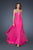 GiGi - 18856 Jeweled Sweetheart A-line Dress in Pink
