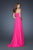 GiGi - 18856 Jeweled Sweetheart A-line Dress in Pink