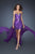 GiGi - 18922 Beaded Cocktail Dress with Detachable Chiffon Skirt In Majestic Purple