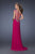 GiGi - 19945 Embellished One Shoulder Sheath Dress In Pink