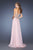 GiGi - 20178 Jewel Embellished Sweetheart Gown In Blush