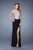 GiGi - 20968 Sequin Embellished Sweetheart Evening Gown In Black