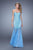 GiGi - 21324 Embellished Sweetheart Mermaid Dress In Blue