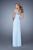 21309 Embroidered One Shoulder Jersey Dress