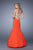 21396 Strapless Sculpted Trumpet Gown