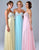 Nina Canacci - 1095 Dress in Yellow and Blue