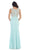Stunning Beaded and Laced Illusion Sleeveless Long Formal Dress