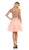 Sleeveless Ornate Lace Illusion Cocktail Dress