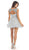 May Queen - Stunning Beaded Illusion Neck Cocktail Dress