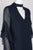 Sam Edelman - 10F091 Cutout Front Draped Sleeves Chiffon Short Dress in Blue