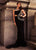 Ashley Lauren - 1101 Jersey Evening Dress with Cut Outs in Black
