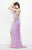 Primavera Couture - 1106 Sequined Sweetheart Sheath Dress in Pink