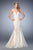 GiGi - 22167 Lace Sweetheart Mermaid Dress in White and Neutral