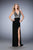 GiGi - 22888 Embellished Sleeveless Evening Gown In Black