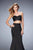 Gigi - 22220 Scintillating Sequin Two-Piece Mermaid Gown  In Black