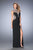 Gigi - 22776 Embellished High Sheath Dress In Black