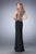 Gigi - 22776 Embellished High Sheath Dress In Black