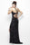 Primavera Couture - 1108 All Sequin Sweetheart Evening Gown in Black