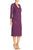 Alex Evenings - Two-Piece Floral Lace Cocktail Dress 4121023 in Purple