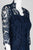 Emma Street - 1110786 Sleeveless Chiffon Dress with Lace Jacket in Blue