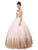 Dancing Queen - 1115 Bead Embellished Sweetheart Formal Ball Gown In Pink
