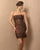 111646 Floral Straight Across Sheath Dress