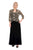 Emma Street - 1116540 Sequin Lace Chiffon Dress with Lace Jacket in Black