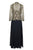 Emma Street - 1116540 Sequin Lace Chiffon Dress with Lace Jacket in Black