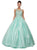Dancing Queen - 1116 Illusion Sweetheart Beaded Quinceanera Gown