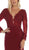 May Queen - MQ1630 Lace Appliqued Plunging V-Neck Gown In Red