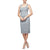 Alex Evenings - 1121982 Glitter Lace Dress with Bell Sleeved Bolero In Silver