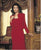 Daymor Couture - 1125 Ornate Bodice Sheath Dress with Jacket in Red