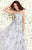 Shail K - Glistening Strapless Evening Gown 1129 In Silver