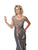 Montage by Mon Cheri - 112922 Embellished Scoop Dress in Gold Brown