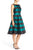 Adrianna Papell - 41913060 Sleeveless Striped Mikado A-Line Dress in Black and Green