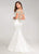 Ashley Lauren - 1135 Illusion Beaded Evening Dress in White