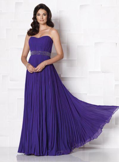 Cameron Blake by Mon Cheri - 113607 Long Dress In Purple
