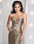 Social Occasions by Mon Cheri - 113843 Short Dress In Taupe