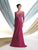 Montage by Mon Cheri - Two Tone Embroidered Dress in Pink