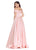 Ashley Lauren - 1139 Off Shoulder Pageant Ball Gown in Pink