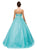 Dancing Queen - 1145 Strapless Sweetheart Sparkling Quinceanera Ball Gown In Green