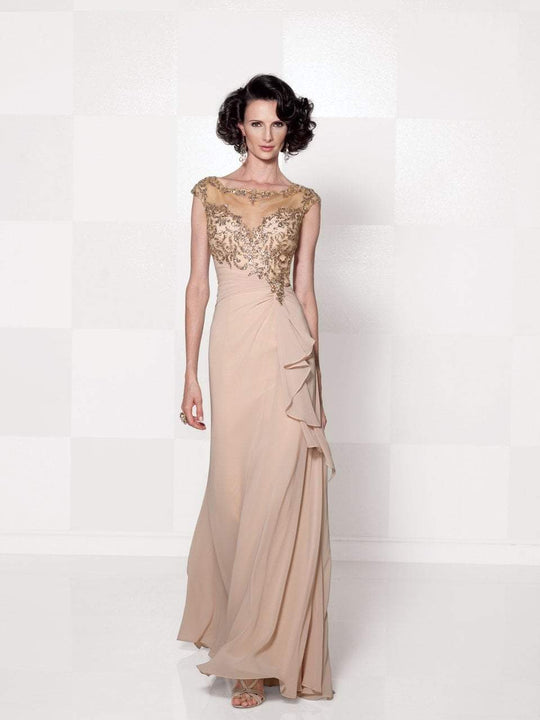 Cameron Blake by Mon Cheri - 114661 Dress in Neutral