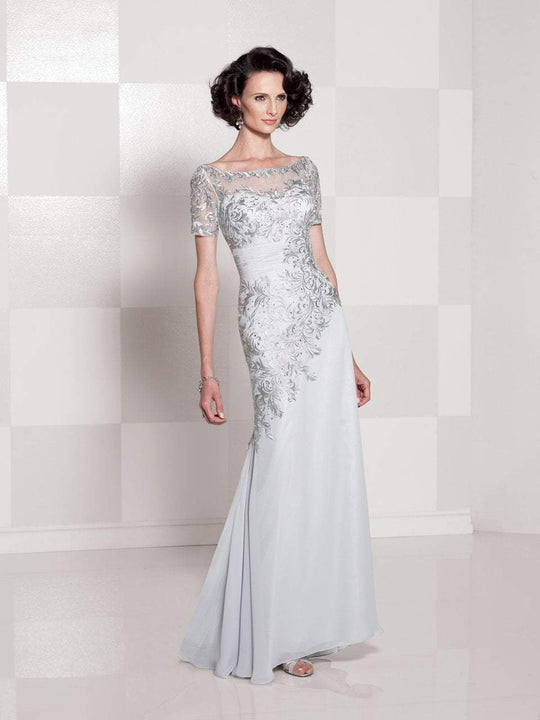 Cameron Blake by Mon Cheri - 114662W Dress in Silver