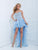Paris Prom by Mon Cheri - 114748 Short Dress In Light Blue